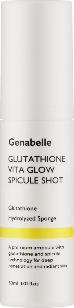 Осветляющая сыворотка со спикулами и глутатионом Genabelle Vita Glow 30 мл