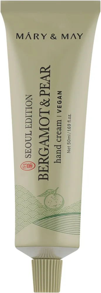 Крем для рук Mary & May Bergamot & Pear веганский с церамидами 50 мл