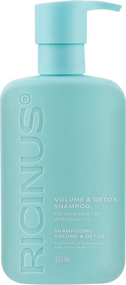 Шампунь Ricinus Volume & Detox для объёма и детокс-очищения кожи головы, 350 мл