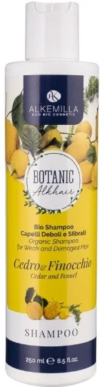 Alkemilla Eco Bio Cosmetic Alkemilla Eco Bio Cosmetic Shampoo - Шампунь Alkemilla Citron & Fennel для тонких и ломких волос с фенхелем, 250 мл