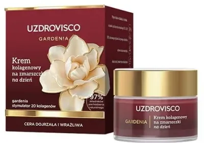 Крем для лица Uzdrovisco Gardenia Collagen дневной с коллагеном 50 мл
