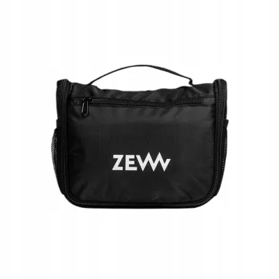 Косметичка ZEW for men мужская черная с зеркалом и крючком 40х25 см