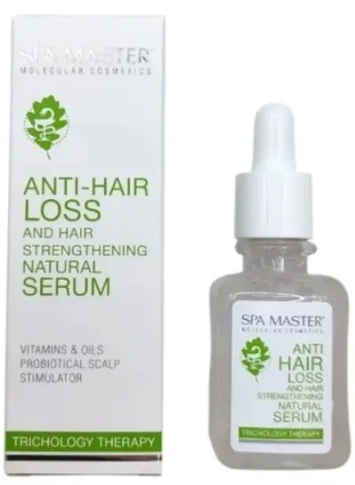 Укрепляющая сыворотка против выпадения волос Spa Master Anti-Hair Loss And Hair Strengthening Natural Serum, 45 мл