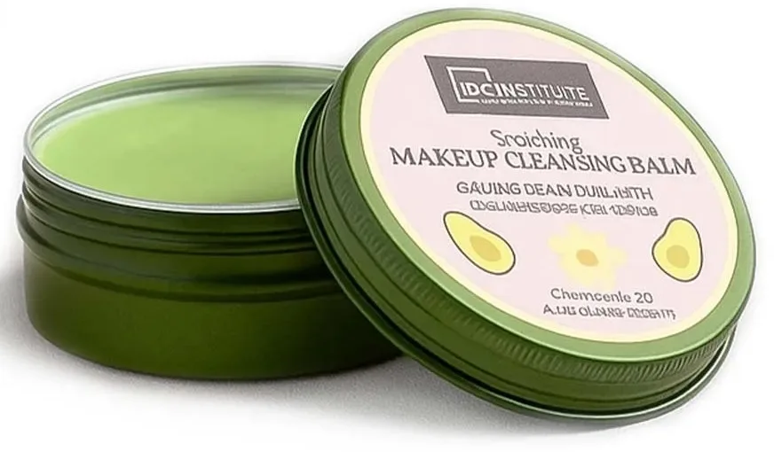Бальзам для снятия макияжа IDC Institute Skin Food Makeup Cleansing Balm для лица, глаз и губ, Авокадо, 55 мл