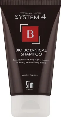 Шампунь Sim Sensitive System 4 Botanical против выпадения волос с розмарином и пантенолом, 250 мл