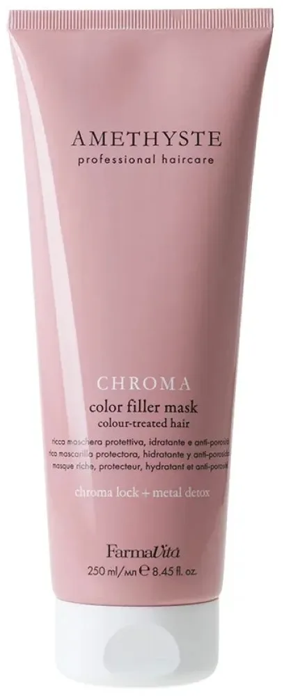 Маска для волос FarmaVita Amethyste Chroma Color Filler для окрашенных волос, с защитой цвета