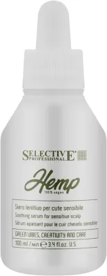 Успокаивающая сыворотка для чувствительной кожи головы Selective Professional Hemp Lenitive Serum, 100 мл