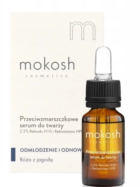 Сыворотка для лица Mokosh Cosmetics с розовой водой скваланом и аргановым маслом для зрелой кожи 10 мл