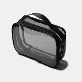 Косметичка Inglot Travel Cosmetic Bag Black дорожная большая черная 25х19х8,5 см — фото 2