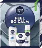 Мужской набор NIVEA Men Feel So Calm гель для душа 3в1 бальзам и пена для бритья для чувствительной кожи 250+100+200 мл — фото 1