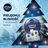 Мужской набор NIVEA Men Gentle Touch пена бальзам дезодорант и гель для душа с ромашкой для чувствительной кожи — фото 3