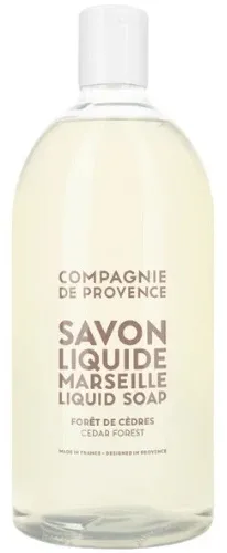 Мыло жидкое марсельское Compagnie De Provence Cedar Forest кедр, сменный блок, 1000 мл