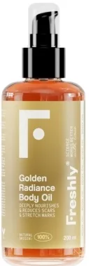 Питательное масло для тела Freshly Cosmetics Golden Radiance с астаксантином
