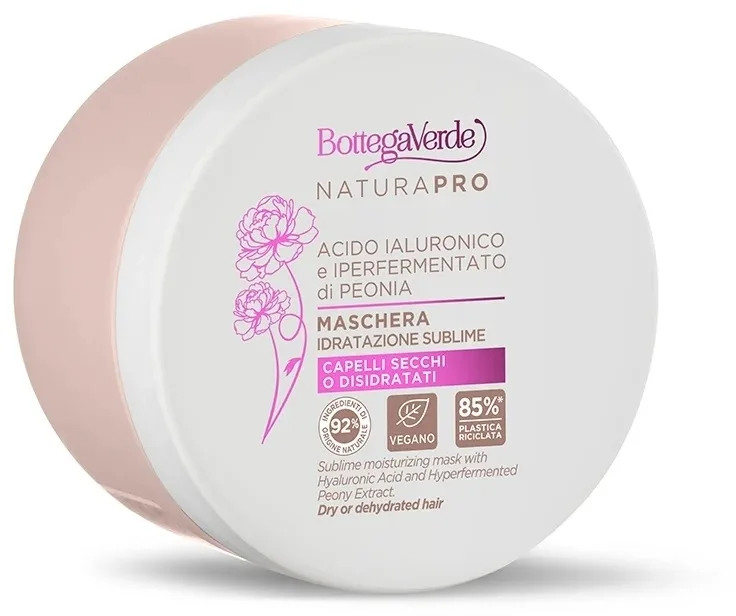 Увлажняющая маска для сухих и обезвоженных волос Bottega Verde Natura Pro Sublime Moisturizing Mask, 250 мл