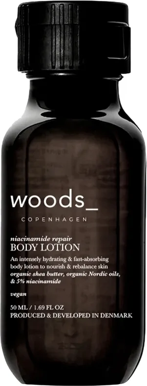 Woods Copenhagen Niacinamide Repair Body Lotion восстанавливающий бальзам с ниацинамидом, мини 50 мл