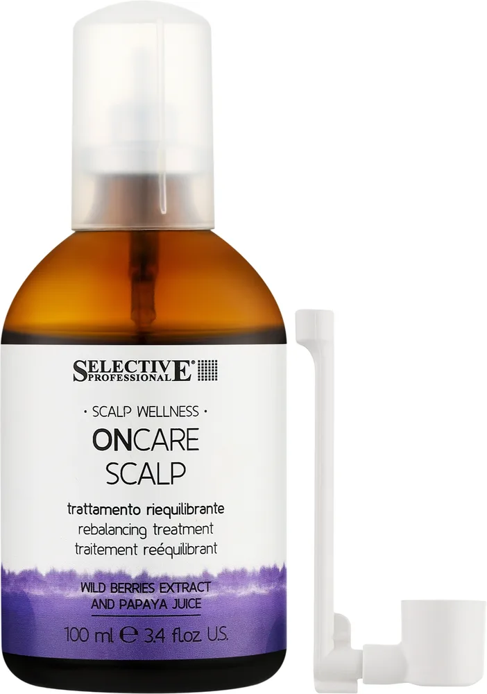 Selective Professional Selective Professional On Care Scalp Rebalancing Treatment - Себорегулирующий спрей для кожи головы Selective On Care Scalp Rebalancing Treatment, Италия, 100 мл