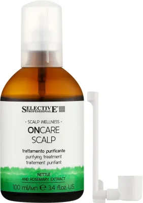 Selective Professional Selective Professional On Care Scalp Purifying Treatment - Спрей против перхоти для кожи головы Selective On Care Scalp Purifying Treatment, Италия, 100 мл