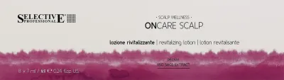 Лосьон для волос Selective Professional On Care Scalp Revitalizing в ампулах 8 x 7 мл