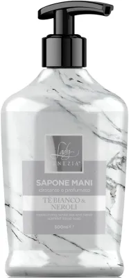 Мыло жидкое Lady Venezia Marmi White Tea & Neroli белый чай и нероли, 500 мл