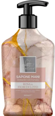 Мыло жидкое Lady Venezia Marmi Rose & Lotus роза и лотос, 500 мл