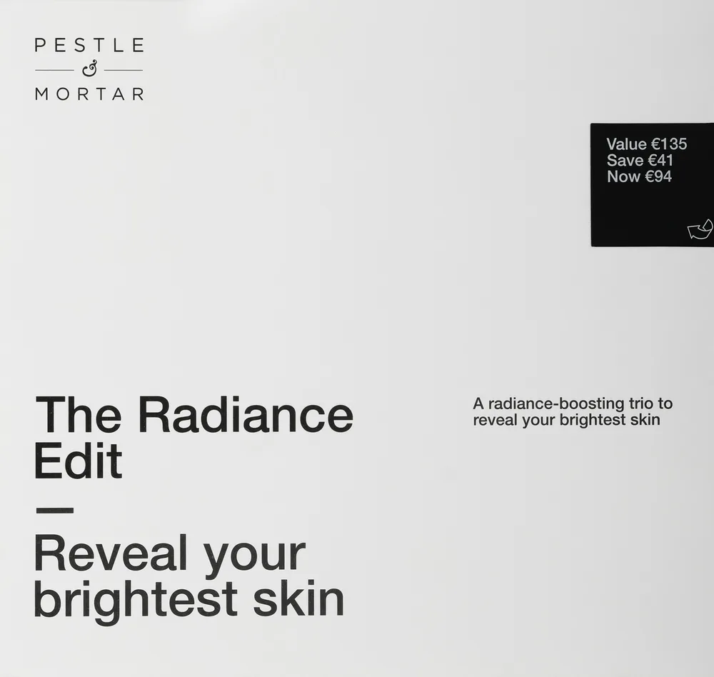 Набор для лица Pestle & Mortar Radiance гель сыворотка с витамином С и маска для сияния кожи 50+40+50 мл
