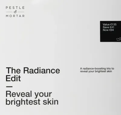 Набор для лица Pestle & Mortar Radiance гель сыворотка с витамином С и маска для сияния кожи 50+40+50 мл