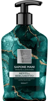 Мыло жидкое Lady Venezia Marmi Mint & Bergamot мята и бергамот, 500 мл