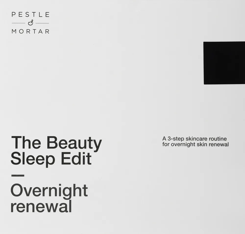 Набор для лица Pestle & Mortar Beauty Sleep глиняная маска бальзам для снятия макияжа и ночное масло с ретиноидом 50+50+30 мл