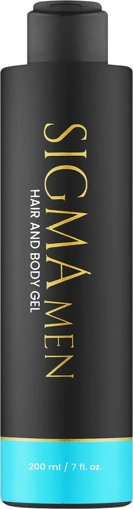 Sigma Beauty Sigma Men Hair And Body Gel - Гель для волос и тела Sigma Men Hair And Body Gel универсальный мужской, 200 мл