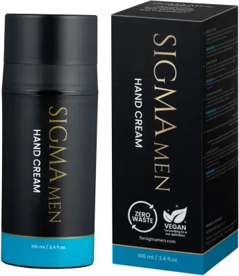 Sigma Beauty Sigma Men Hand Cream - Крем для рук Sigma Men восстанавливающий мужской с ашвагандой 100 мл