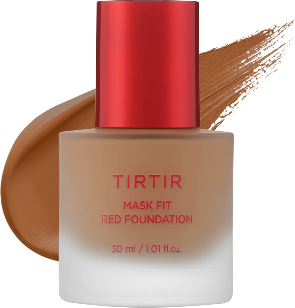 Тональный флюид Tirtir Mask Fit Red Foundation сияющий стойкий, 30 мл, оттенок 37N - Peanut Almond