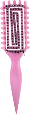 Щётка для волос Inter-Vion CurlyBrush для кудрявых волос, с насадкой для укладки, 1 шт
