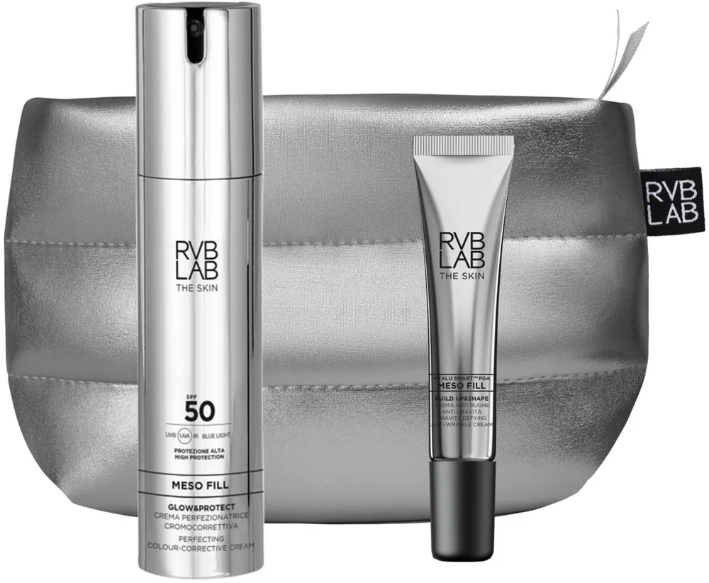 Набор для лица RVB LAB Mesofill корректирующий крем SPF50 и крем с УФ-фильтрами 50+20 мл