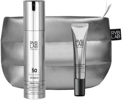 Набор для лица RVB LAB Mesofill корректирующий крем SPF50 и крем с УФ-фильтрами 50+20 мл