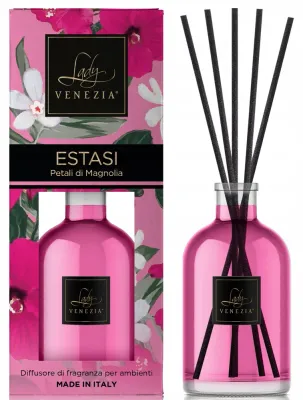 Аромадиффузор для дома Lady Venezia Estasi Magnolia Petals Home Diffuser 50 мл и 250 мл