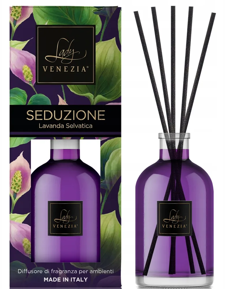 Аромадиффузор для дома Lady Venezia Seduzione Wild Lavender Home Diffuser 50 мл