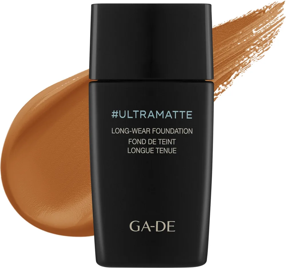 Тональный флюид GA-DE Ultramatte Long-Wear Foundation матирующий стойкий, 30 мл, оттенок 155 - Chestnut