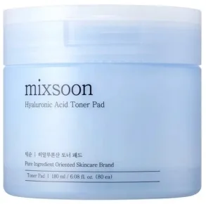 Диски для лица Mixsoon Hyaluronic Acid Toner Pad тонизирующие, с гиалуроновой кислотой, 80 шт