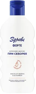 Шампунь Zdrave Forte против себореи кожи головы с пироктон оламином (Октопирокс), 130 мл