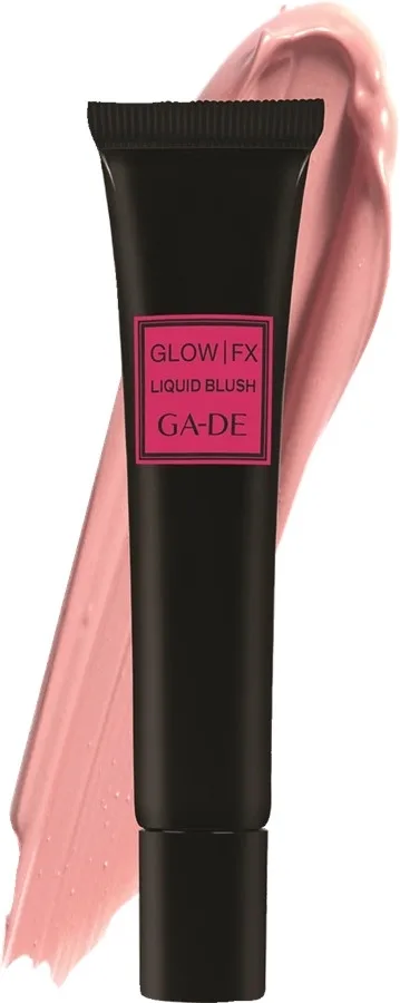 Румяна для лица GA-DE Glow FX Liquid Blush жидкие, оттенок 01 - Rose Glow