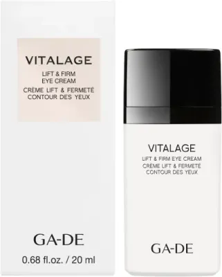 Крем для области вокруг глаз GA-DE Vitalage Lift & Firm с маслом ши миндальным маслом и гиалуроновой кислотой для зрелой кожи 20 мл