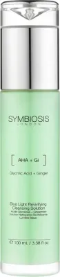 Очищающий гель Symbiosis London с гликолевой кислотой и имбирём, 100 мл