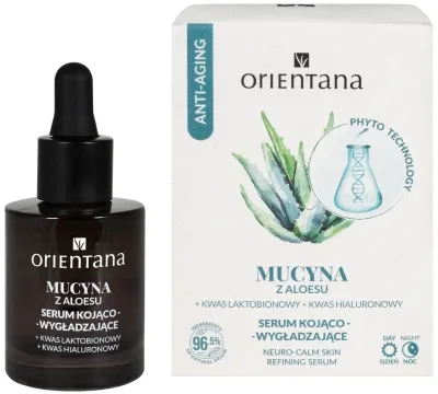 Сыворотка для лица Orientana Smoothing & Soothing с алоэ, разглаживающая, 30 мл