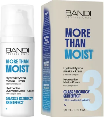 Гидроактивная ночная маска-крем с коллагеном Bandi Professional More Than Moist, 50 мл