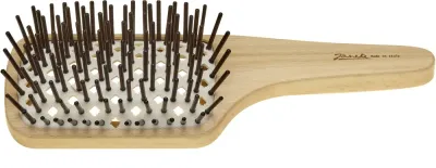 Щётка для волос Janeke Wooden Superbrush деревянная, с перфорацией, 19x5,5 см, 1 шт