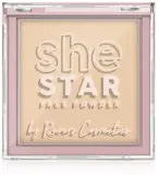 Пудра для лица Revers She Star Face Powder бархатистая, 10 г, оттенок 01 - Natural — фото 1