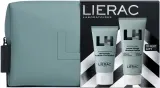 Мужской набор Lierac Homme увлажняющий гель-крем для лица и гель для лица тела и волос с кофеином 50+200 мл — фото 1