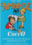 Мыло L'Amande Coconut Natural Artisanal кокос ручной работы, 150 г — фото 1