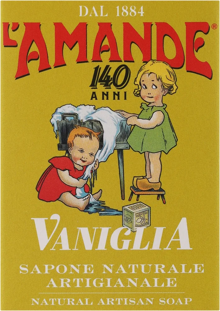 Мыло L'Amande Vanilla Natural Artisanal ваниль ручной работы, 150 г