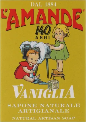 Мыло L'Amande Vanilla Natural Artisanal ваниль ручной работы, 150 г